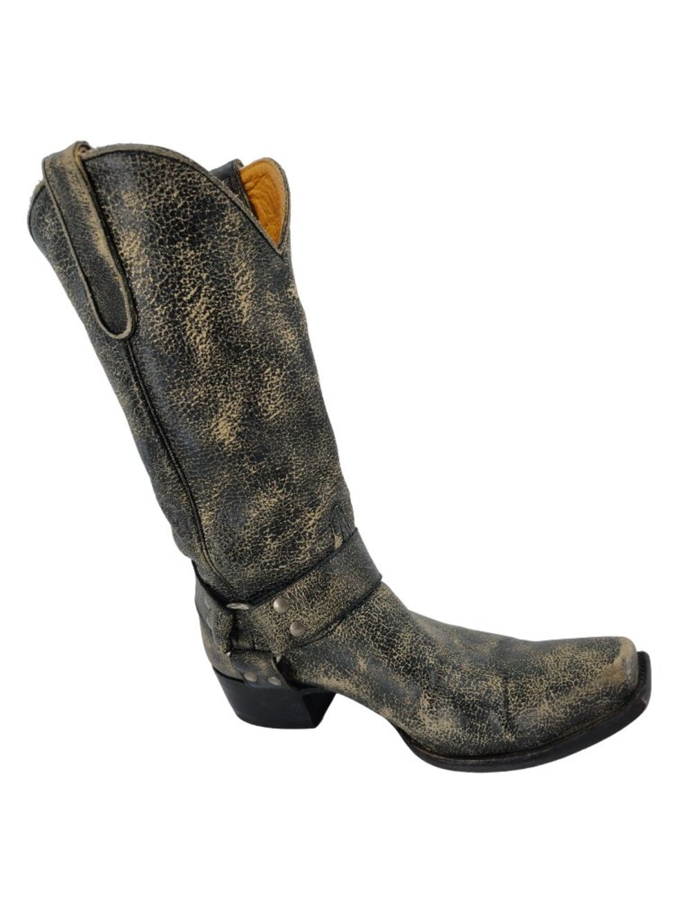 Old Gringo Womens 10.5B Pisa Black Grey Harness Cowgirl Cowboy Western Boots